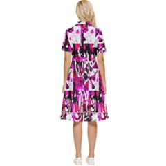 Button Top Knee Length Dress 