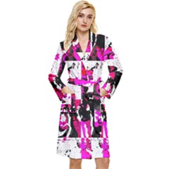 Long Sleeve Velvet Robe 