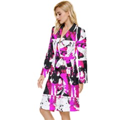 Long Sleeve Velvet Robe 