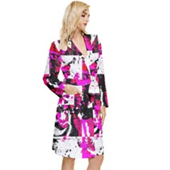 Long Sleeve Velvet Robe 