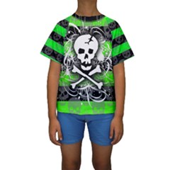 Kids  Short Sleeve Swimwear 