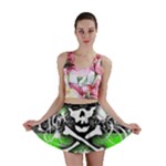 Deathrock Skull Mini Skirt