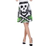 Deathrock Skull A-Line Skirt