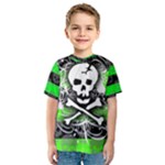 Deathrock Skull Kids  Sport Mesh Tee