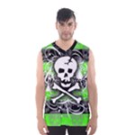 Deathrock Skull Men s Basketball Tank Top