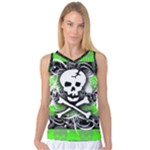 Deathrock Skull Women s Basketball Tank Top