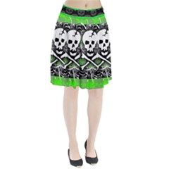 Deathrock Skull Pleated Skirt from ArtsNow.com