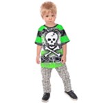 Deathrock Skull Kids  Raglan Tee