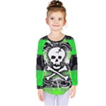 Deathrock Skull Kids  Long Sleeve Tee