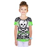 Deathrock Skull Kids  One Piece Tee