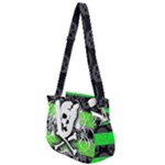 Deathrock Skull Rope Handles Shoulder Strap Bag