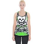 Deathrock Skull Piece Up Tank Top