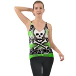 Deathrock Skull Chiffon Cami