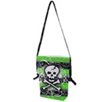 Deathrock Skull Folding Shoulder Bag