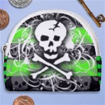 Deathrock Skull Horseshoe Style Canvas Pouch