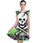 Deathrock Skull Tie Up Tunic Dress