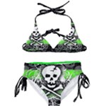 Deathrock Skull Kids  Classic Bikini Set