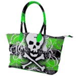 Deathrock Skull Canvas Shoulder Bag