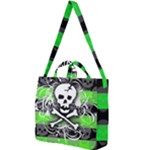 Deathrock Skull Square Shoulder Tote Bag