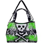 Deathrock Skull Double Compartment Shoulder Bag