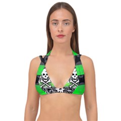 Double Strap Halter Bikini Top 