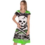 Deathrock Skull Classic Short Sleeve Dress