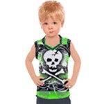 Deathrock Skull Kids  Sport Tank Top