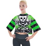 Deathrock Skull Mock Neck Tee