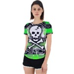 Deathrock Skull Back Cut Out Sport Tee