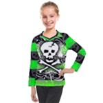 Deathrock Skull Kids  Long Mesh Tee