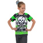 Deathrock Skull Kids  Mesh Piece Tee