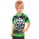 Deathrock Skull Kids  Polo Tee