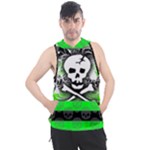 Deathrock Skull Men s Sleeveless Hoodie