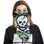 Deathrock Skull Face Covering Bandana (Triangle)