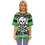 Deathrock Skull Oversized Basic Tee