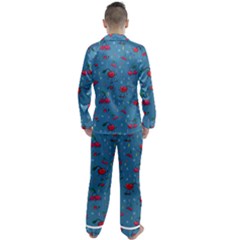 Men s Long Sleeve Satin Pajamas Set 