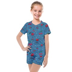 Kids  Mesh T-Shirt and Shorts Set 