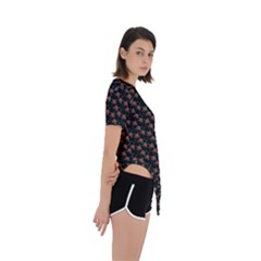 Asymmetrical Short Sleeve Sports T-Shirt 