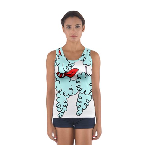 Doodle Poodle  Sport Tank Top  from ArtsNow.com