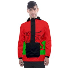 Men s Front Pocket Pullover Windbreaker 