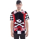 Emo Skull Men s Sport Mesh Tee