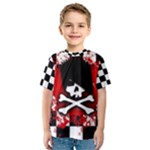 Emo Skull Kids  Sport Mesh Tee