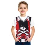 Emo Skull Kids  Basketball Tank Top