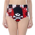 Emo Skull Classic High-Waist Bikini Bottoms