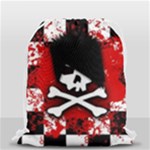 Emo Skull Drawstring Bag (Small)
