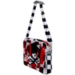 Emo Skull Cross Body Office Bag