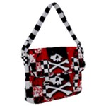 Emo Skull Buckle Messenger Bag