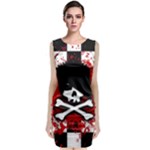 Emo Skull Classic Sleeveless Midi Dress