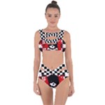 Emo Skull Bandaged Up Bikini Set 