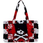 Emo Skull Canvas Work Bag